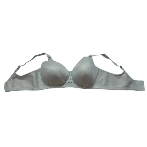 VANITY FAIR Beauty Back Full Figure Wireless Smoothing Bra Light Blue 40D #71380 - Picture 4 of 5